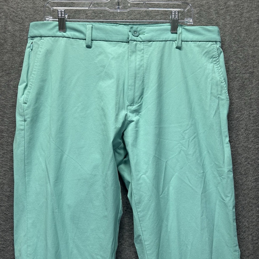 Vineyard Vines OTG On the Go Teal Performance Stretch Golf Pants 35x32